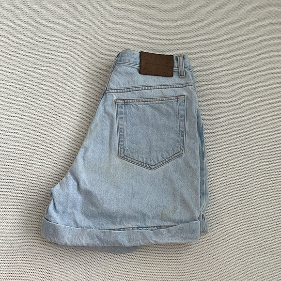Vintage Calvin Klein High Waist Denim Shirts Size 12 - Picture 1 of 8